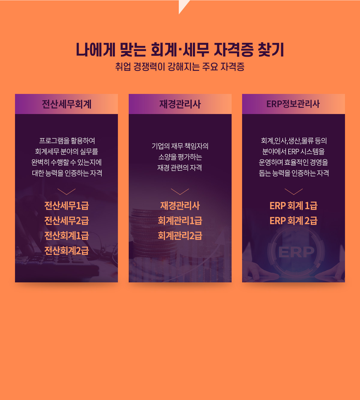 나에게 맞는 회계·세무 자격증 찾기 취업 경쟁력이 강해지는 주요 자격증