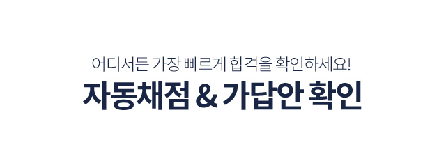 자동채점 & 가답안 확인