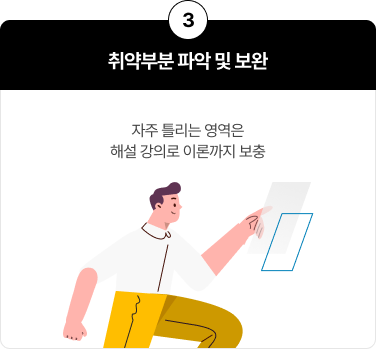 취약 부분 파악 및 보완
