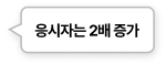 응시자는 2배 증가